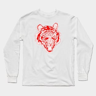 Red Tiger Long Sleeve T-Shirt